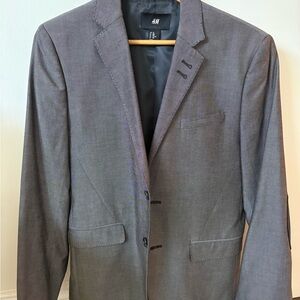 H&M Men’s Blazer – Size 38R (Charcoal Gray)